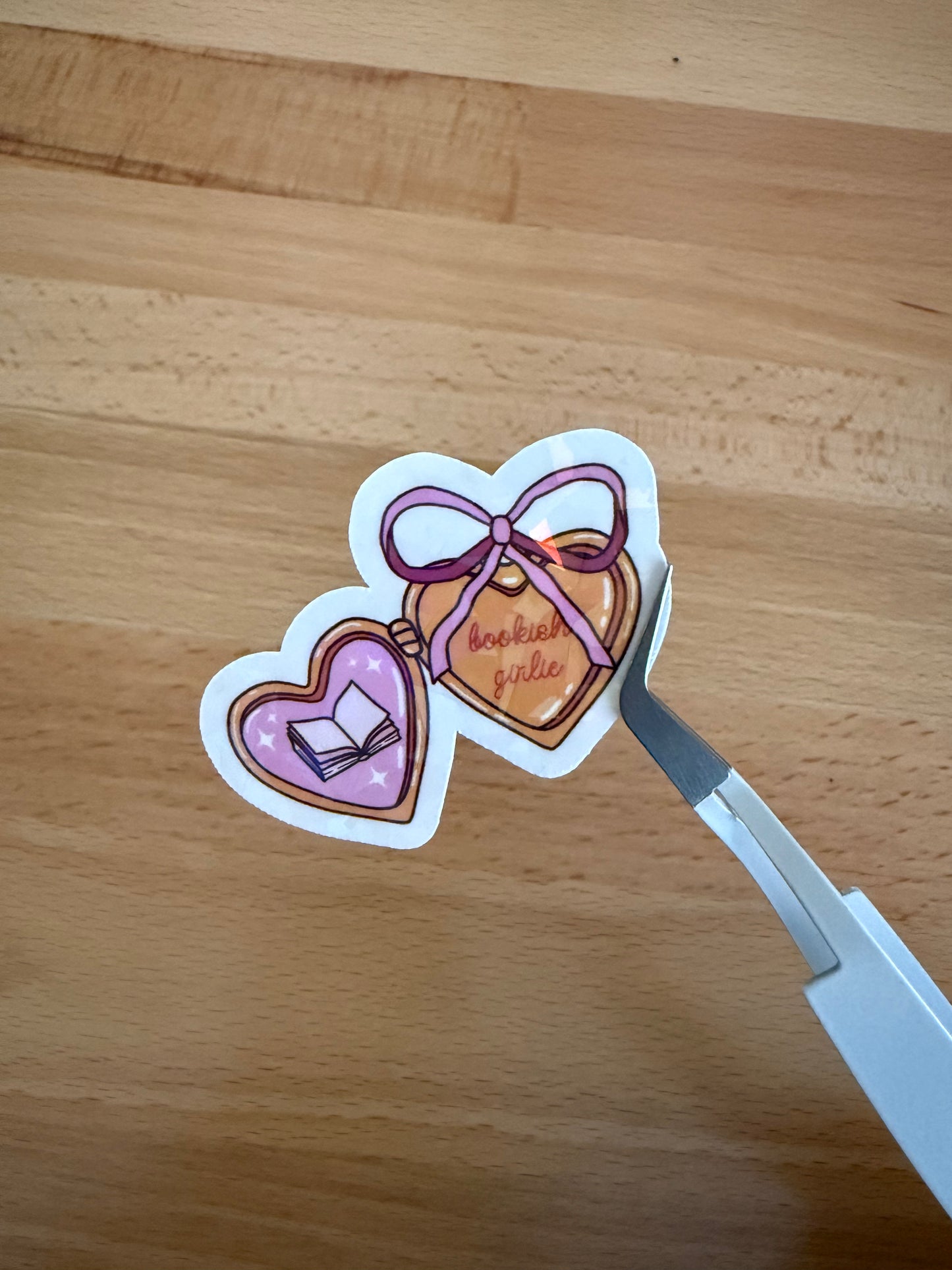 Bookish Girlie Sticker