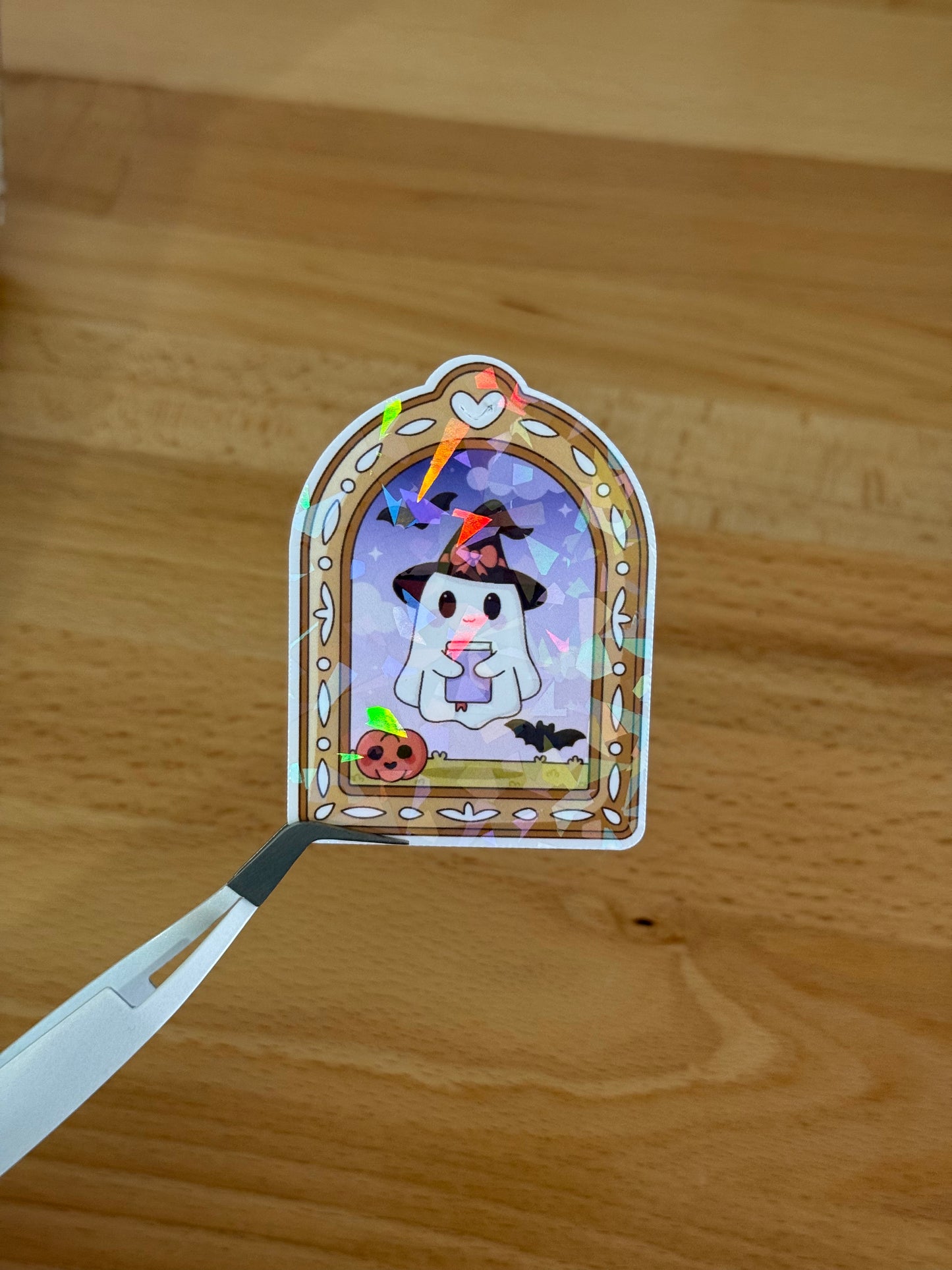 Ghost Mirror Sticker