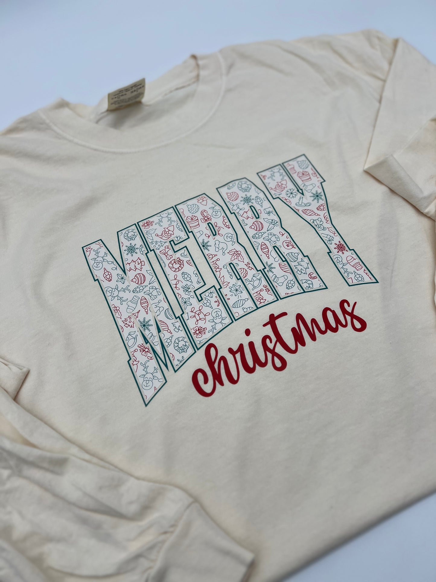 Merry Christmas Long Sleeve Tee