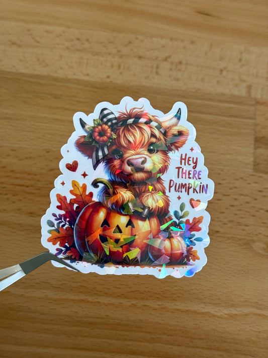 Hey There Pumpkin Sticker