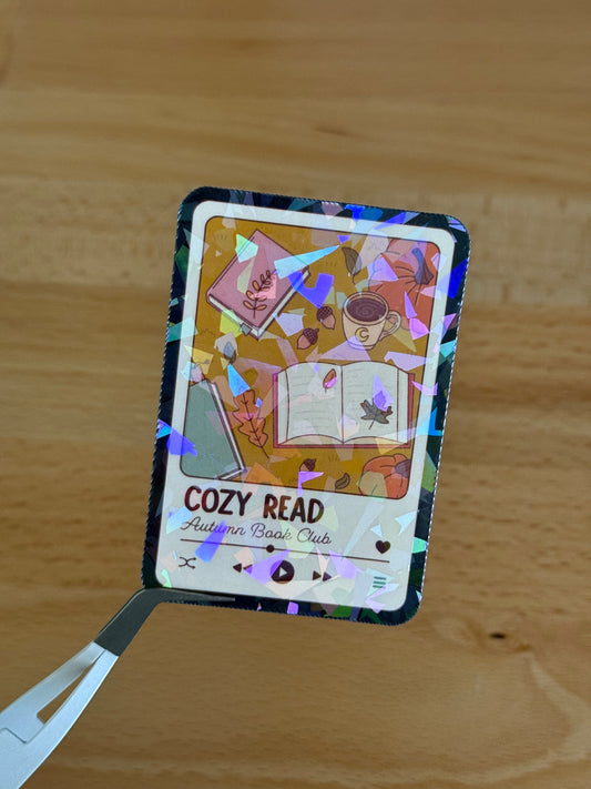 Autumn Book Club Sticker