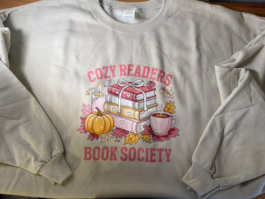 Cozy Reader Book Society Crewneck