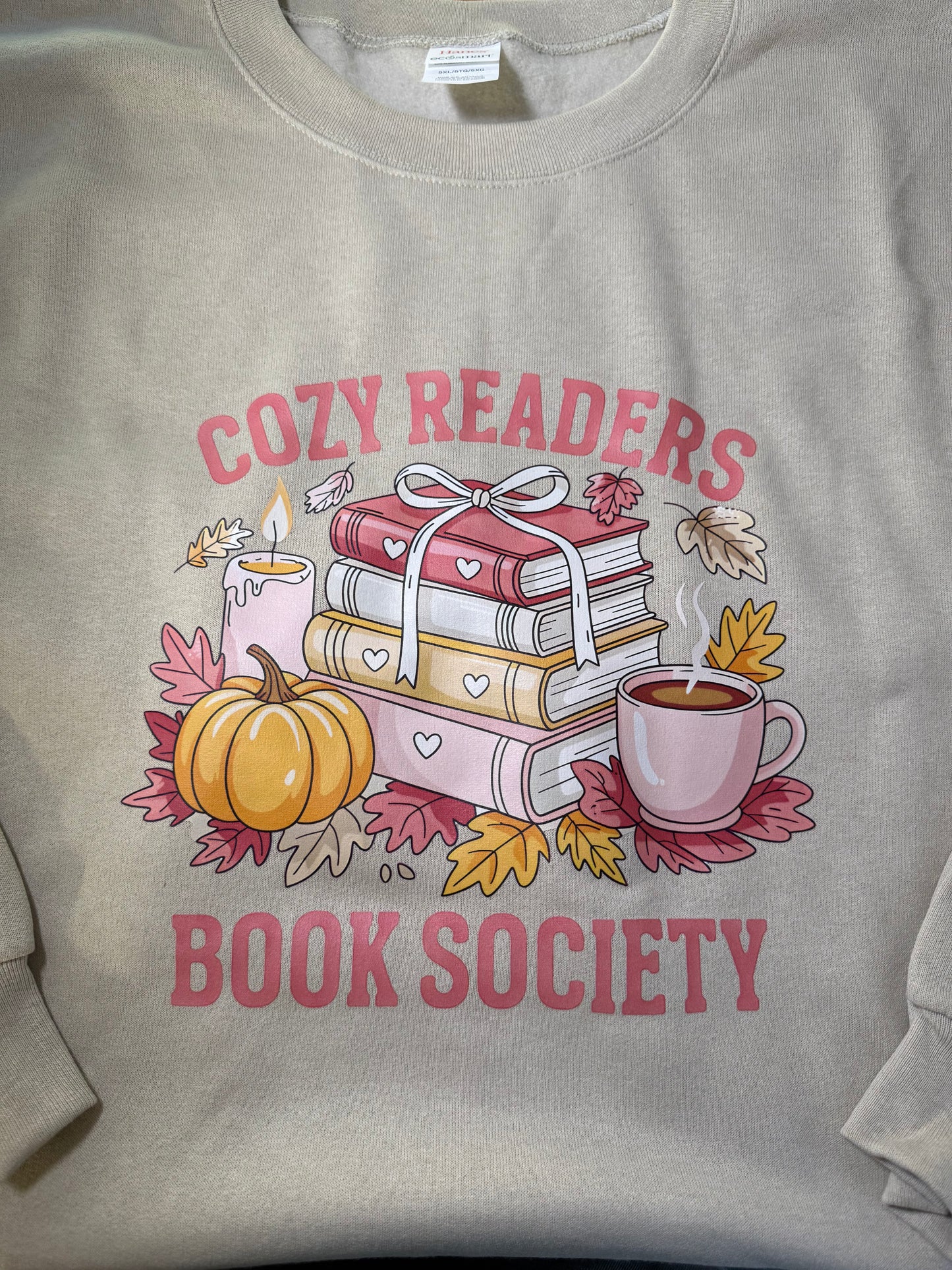 Cozy Reader Book Society Crewneck