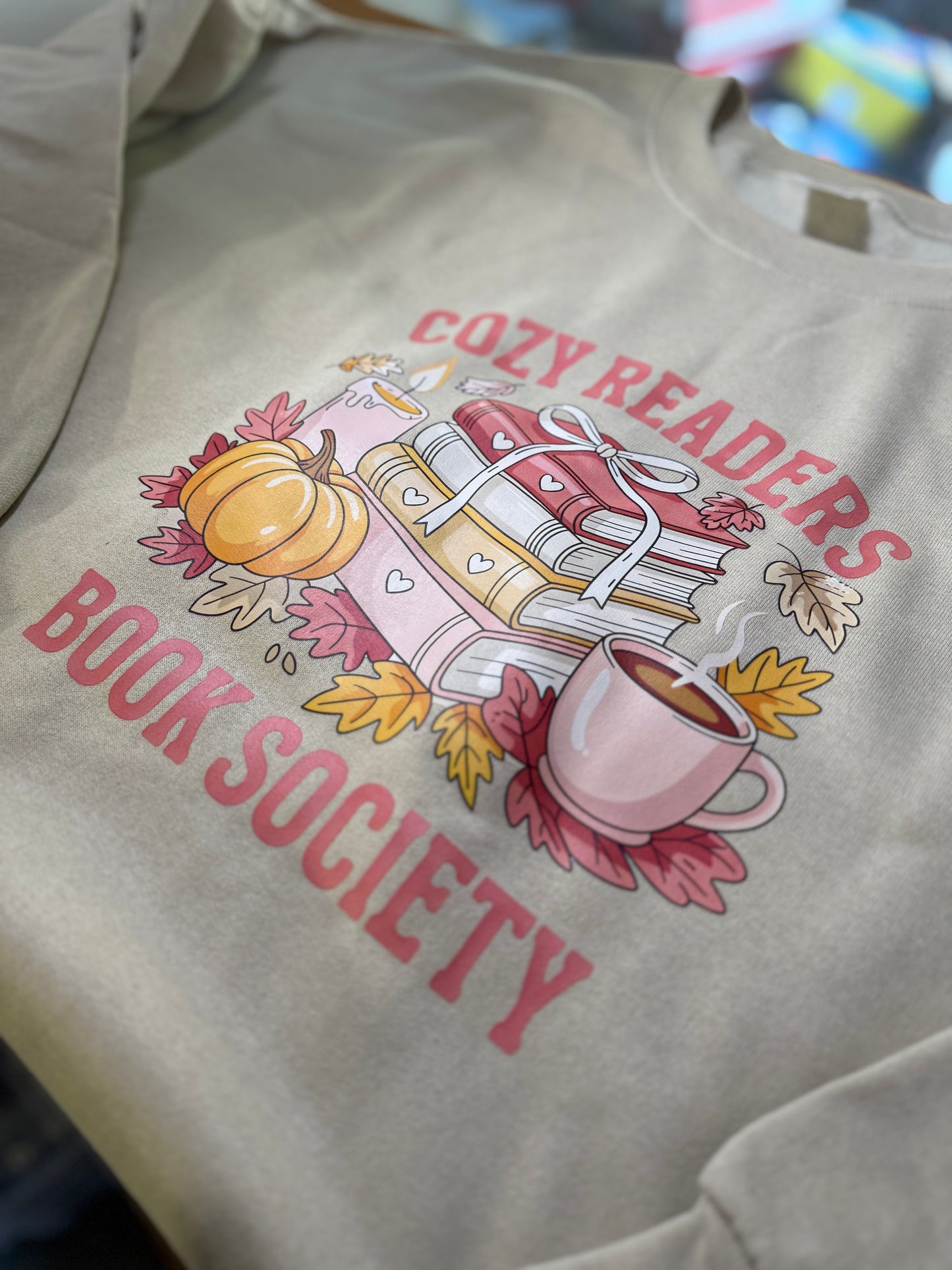 Cozy Reader Book Society Crewneck