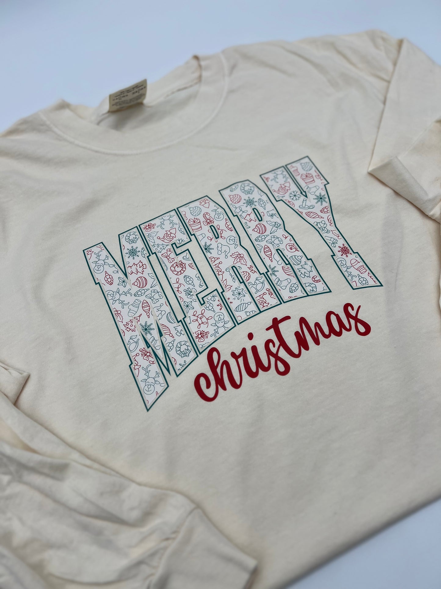 Merry Christmas Long Sleeve Tee