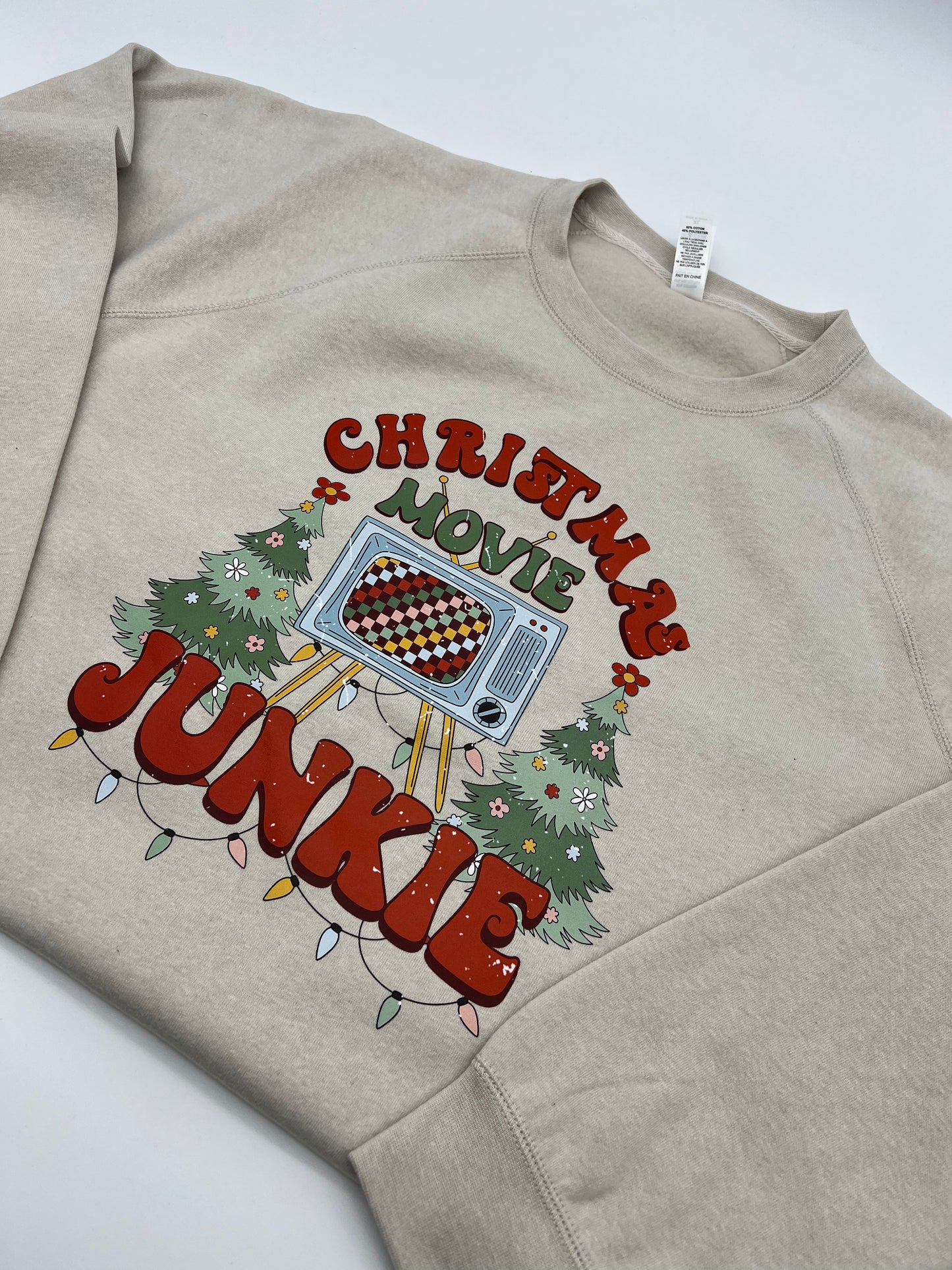 Christmas Movie Junkie Crewneck