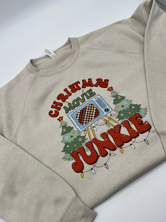 Christmas Movie Junkie Crewneck