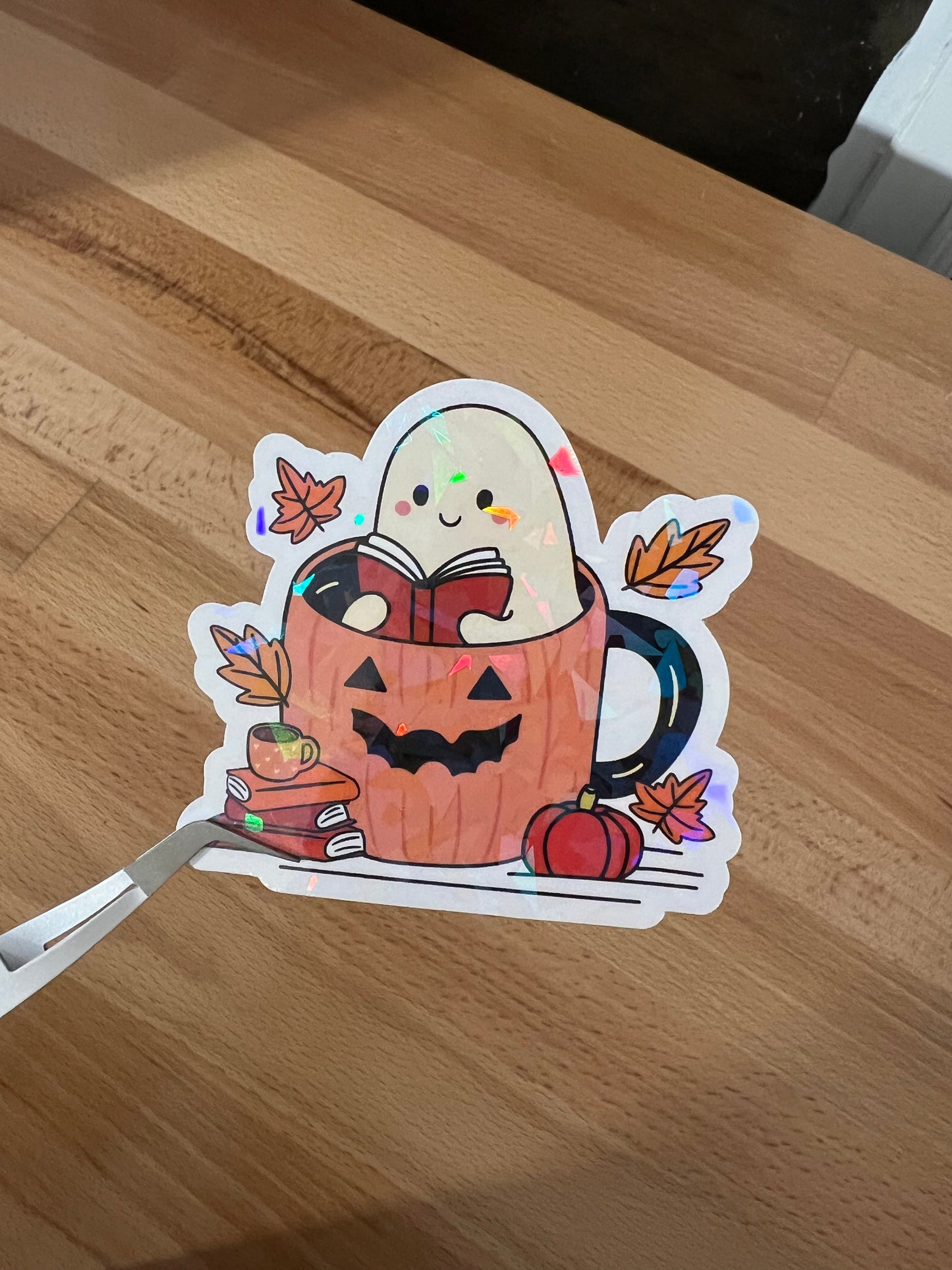 Spooky Coffee Sticker