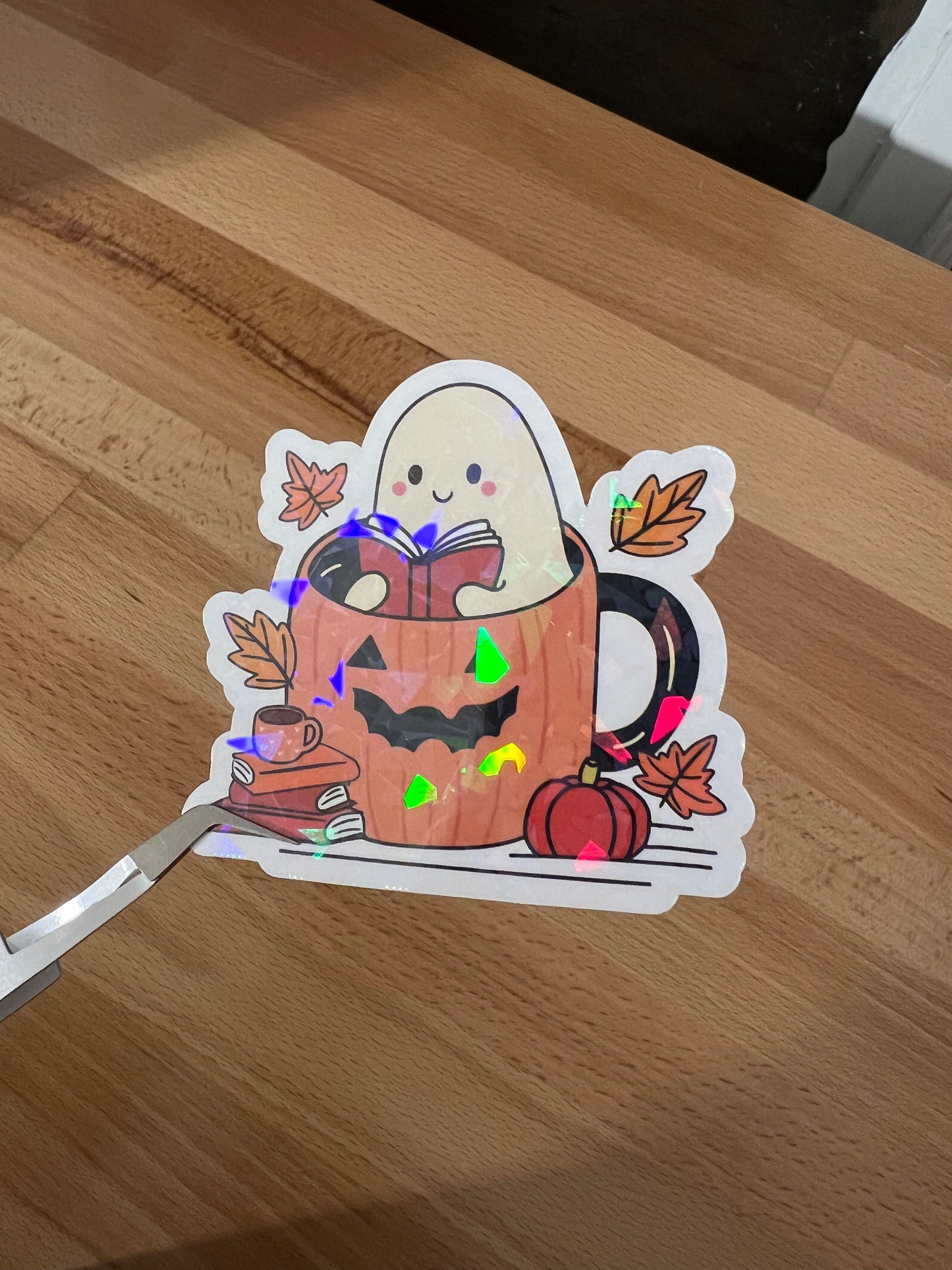 Spooky Coffee Sticker