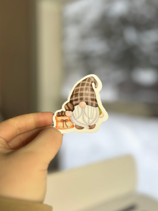 Hank The Coffee Gnome Sticker