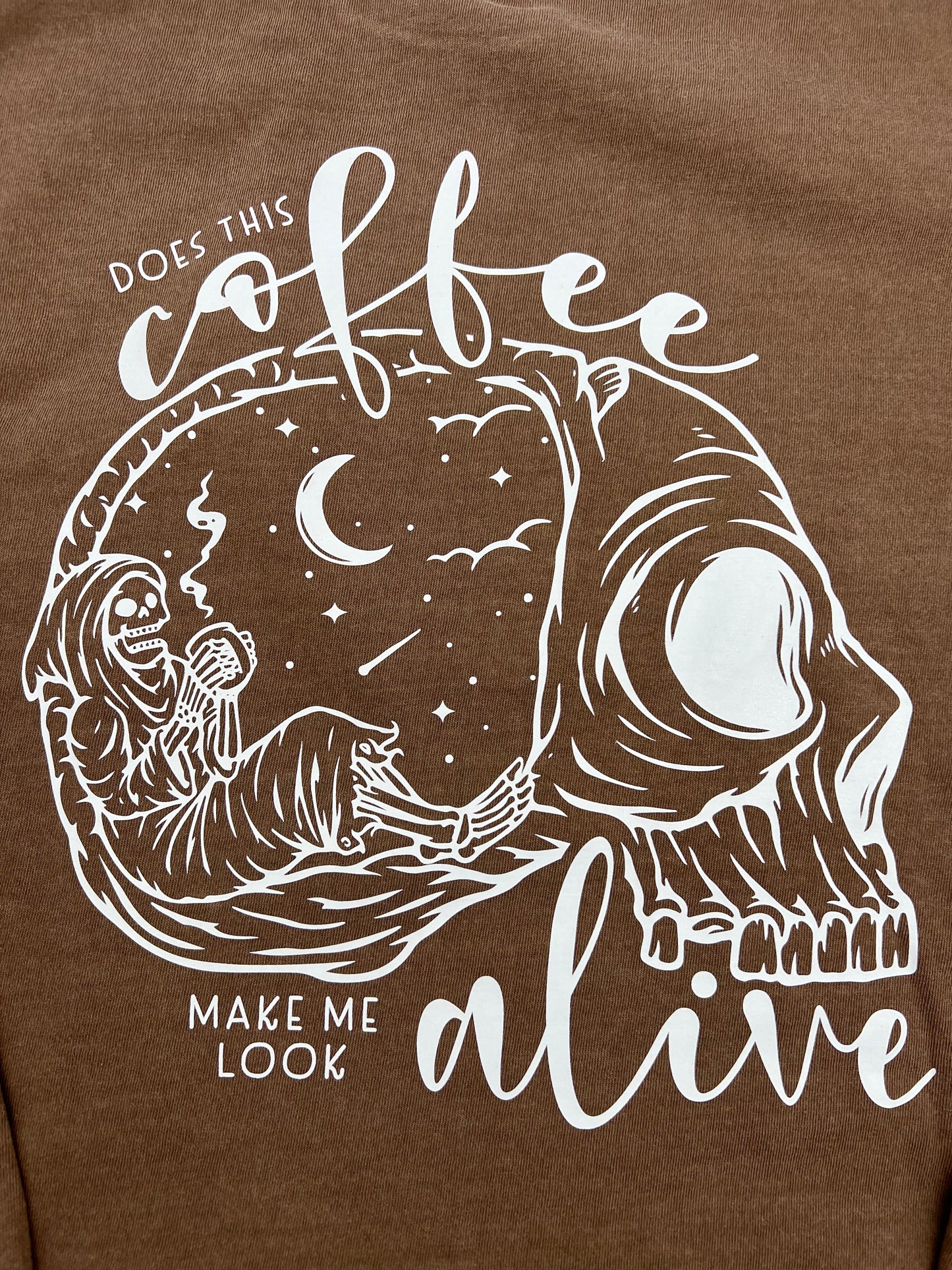 Coffee Skellie Long Sleeve Tee