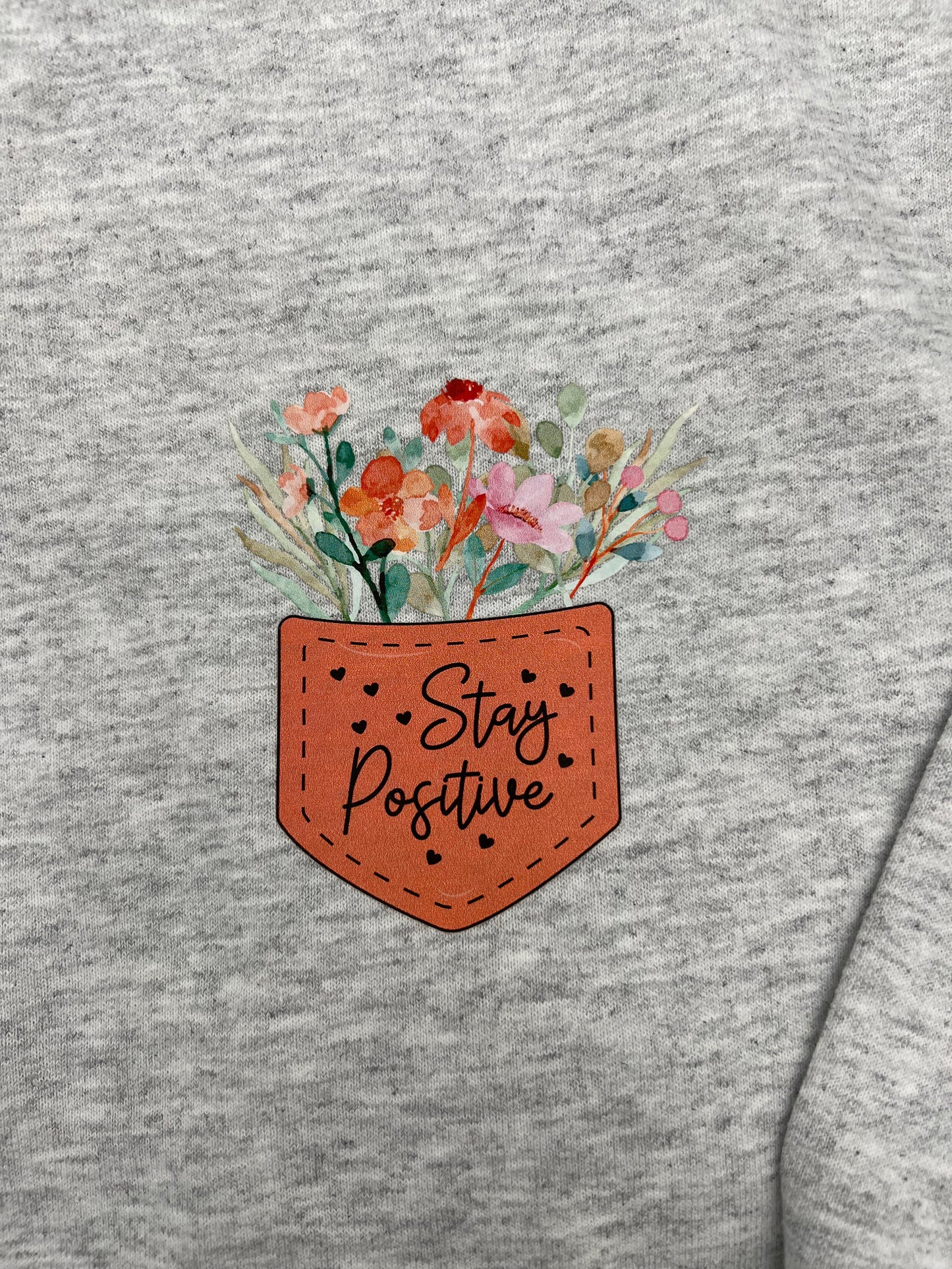 Stay Positive Crewneck