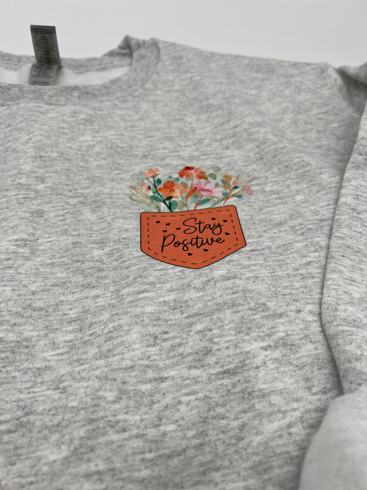 Stay Positive Crewneck