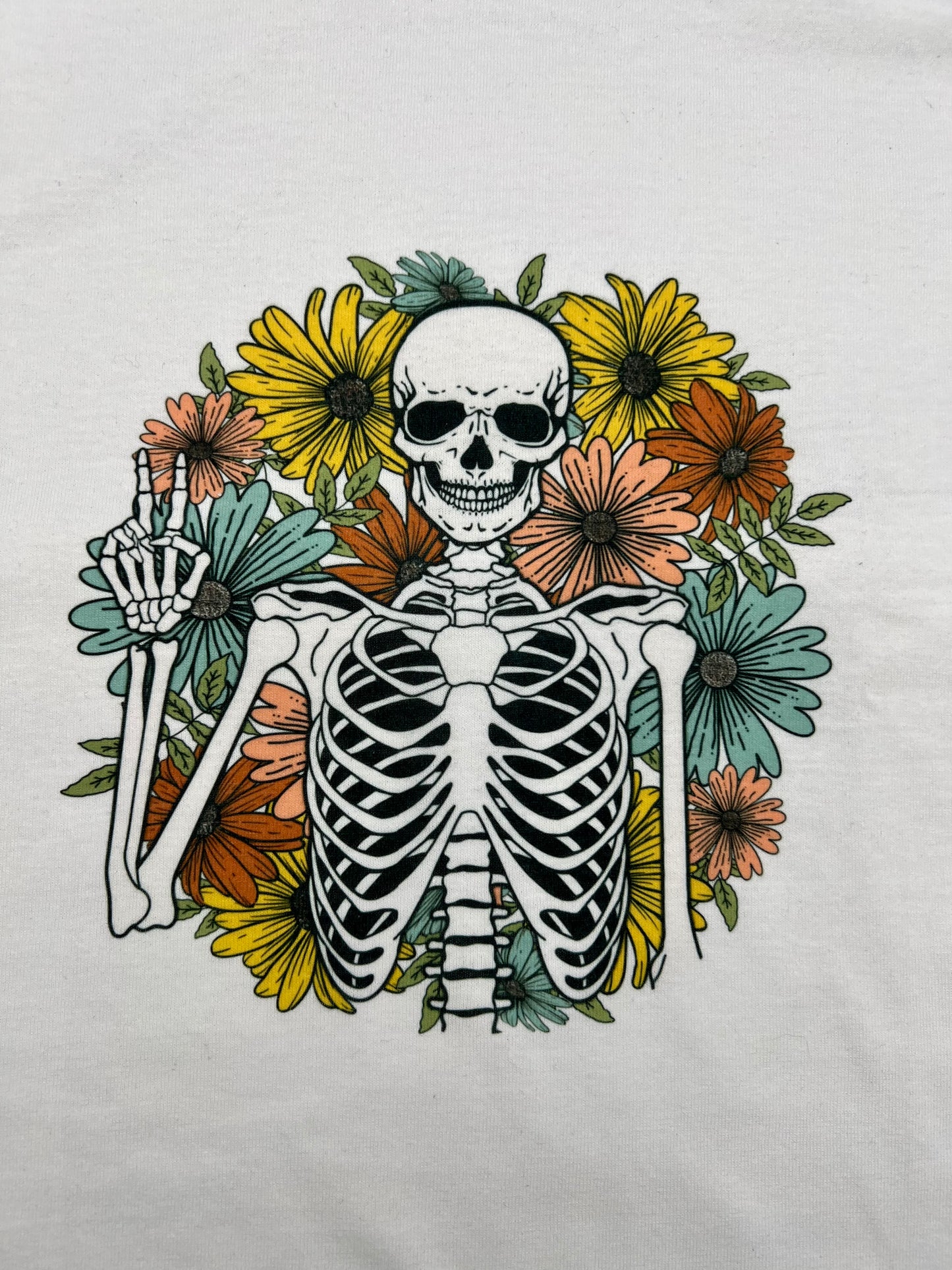 Peace Sign Skelly Tee