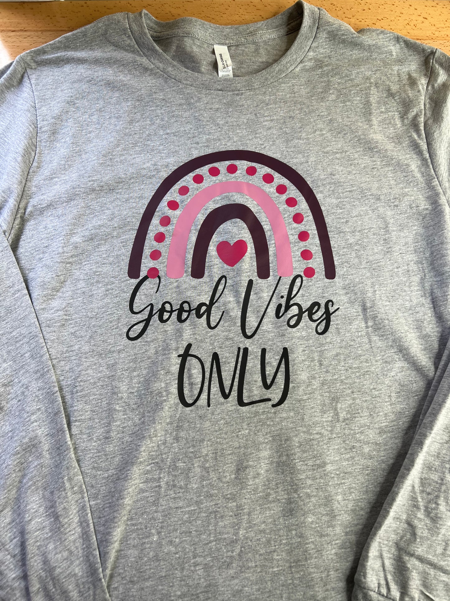 Good Vibes Only Long Sleeve Tee