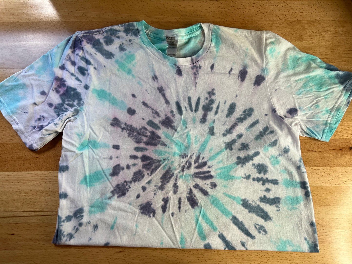 Blue and Purple Tie Dye