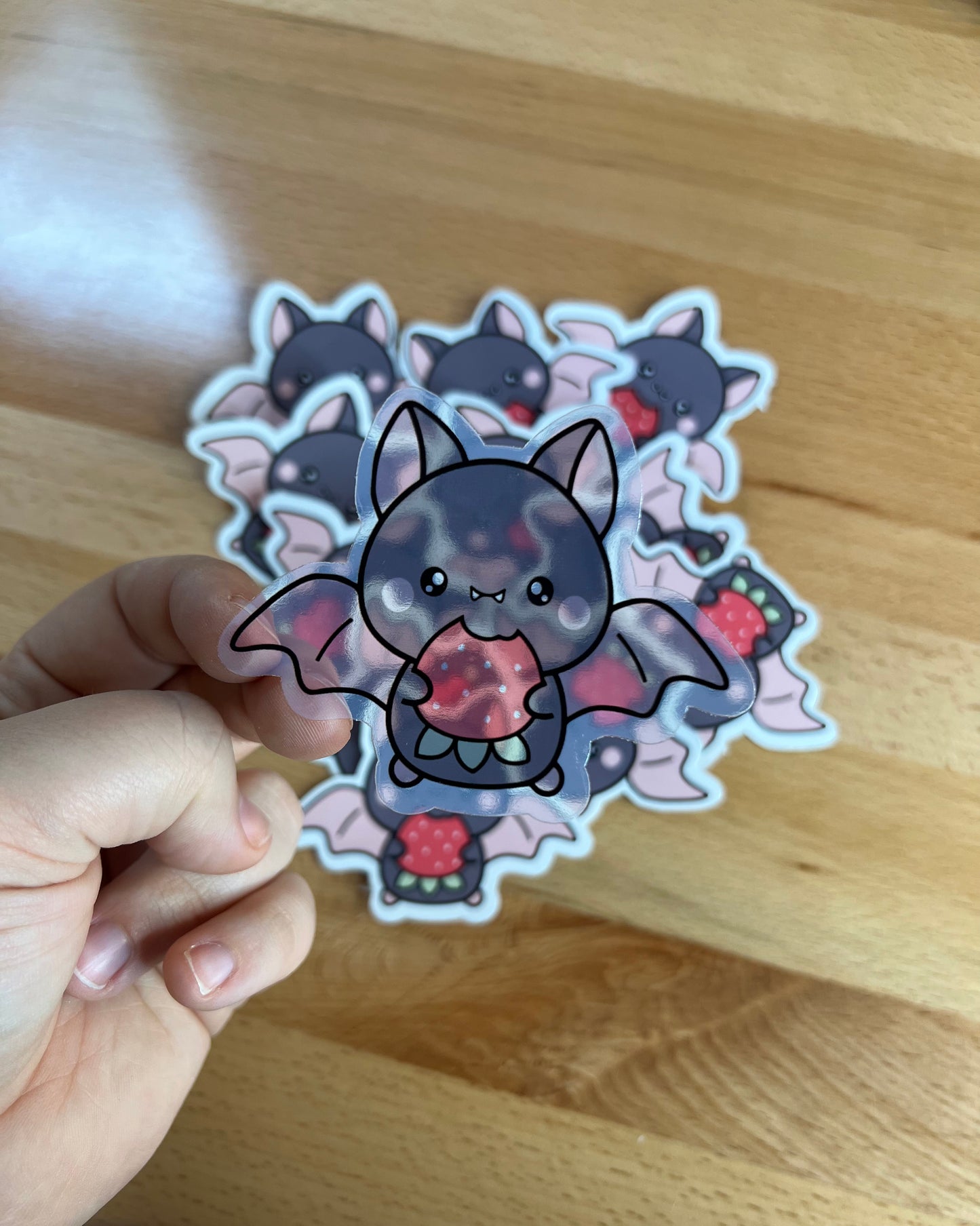 Strawberry Bats Sticker